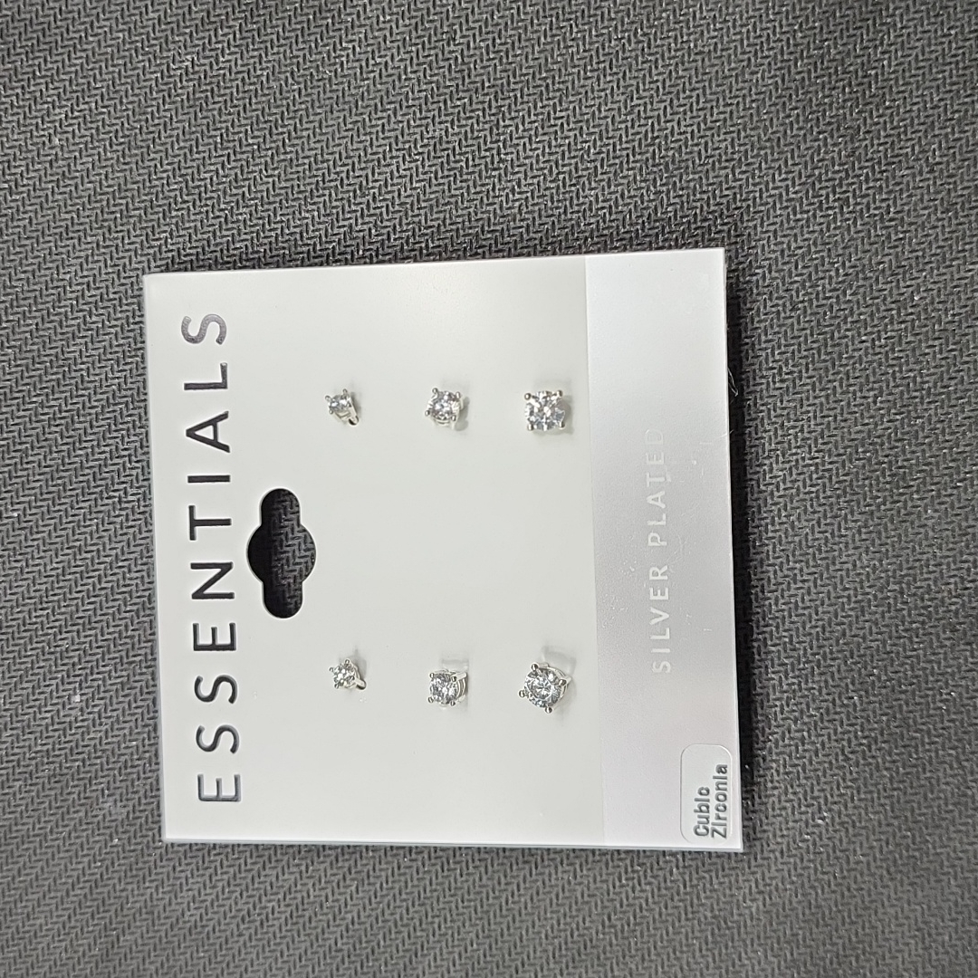 Silver Earrings Set 40$